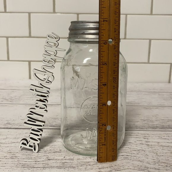 Clear Glass Measuring Canning Mason Ball Jar - Picture 6 of 9